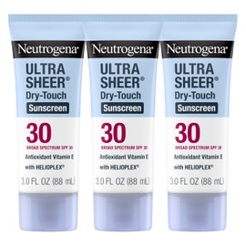 Neutrogena Neutrogena Ultra Sheer Dry-Touch Sunscreen Lotion, Broad Spectrum SPF 30, 3 pack
