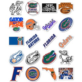 Stickers Pack 20 Pcs Fl Laptop Gators Vinyl Aesthetic Colorful Waterproof Water Bottle Bumper Car Bike Luggage Guitar Skateboard