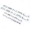 GMC Door Rear DENALI Yukon Emblem Letters Chrome For GMC