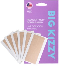 Big Kizzy Regular Hold Tape in Extension Replacement Tape - 144 tabs - Strong, natural hold for 5-7+ weeks