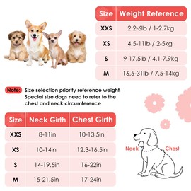 Lukovee Puppy Harness and Leash Set, No Pull Lightweight Pet Harness Vest for Puppy Small and Medium Size Dog, Adjustable Soft Suede Dog Leash Set (3, XS)