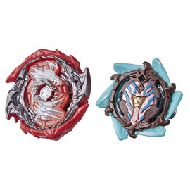BEYBLADE Burst Surge Dual Collection Pack Hypersphere Eclipse EVO Devolos D5 y Slingshock Sphinx S4-2 Camisetas giratorias, Juguetes de Juego de Batalla