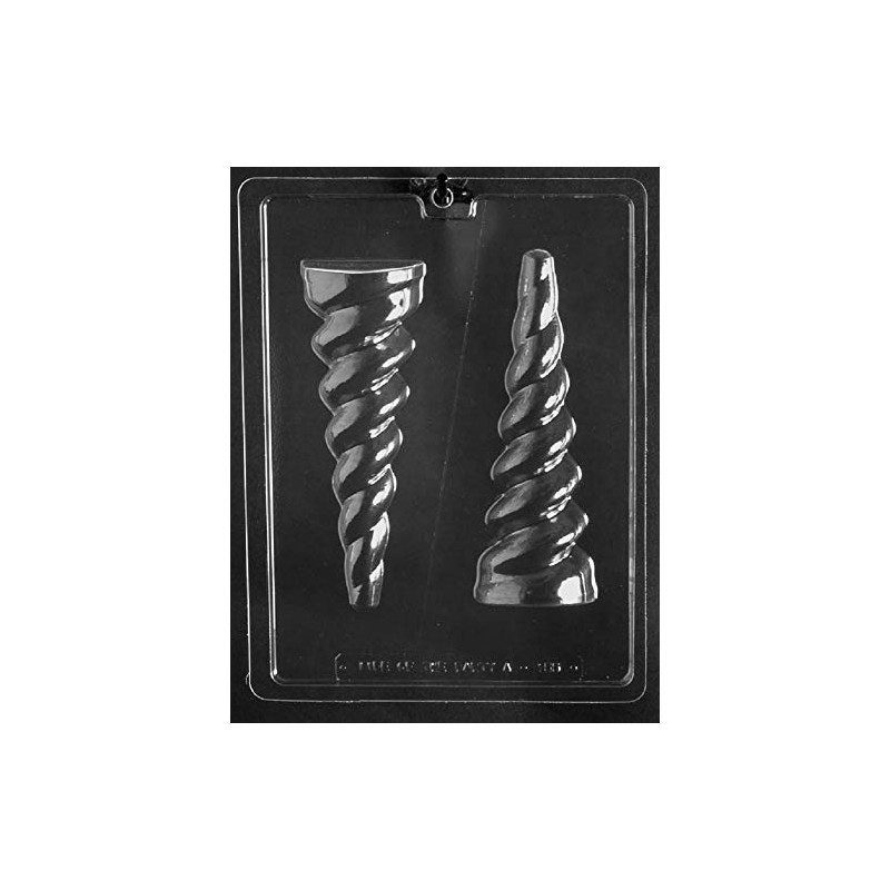 Grandmama's Goodies A155 Large Unicorn Horn Chocolate Candy Soap Mold