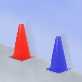 Training Traffic Cone Color Cone 23.5cm Sports Day Red 3ea