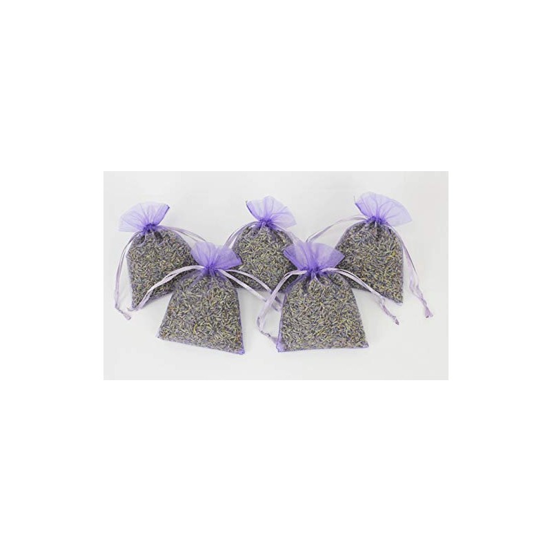 1000 Herbs Set of 5 Lavender Scented Bags Organza Bag