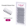 Fadlash Eyelash Extensions, Ready-to-Use Fans, Premade Fans Eyelash Extensions, 10D,