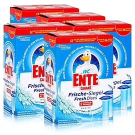 5x WC Ente Frische Siegel Nachfüller Marine