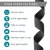 Yoga Studio YS/Strap/DRing/2.5/Grey/OL Belt Loop Metal D-Ring Buckle Graphite Grey