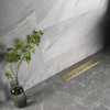 16 Inch Linear Bathroom Shower Rectangular Floor Drain New Type