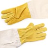 ZONSUSE Premium Goatskin Beekeeping Gloves, Beekeeper Protected Gloves with Ventilated