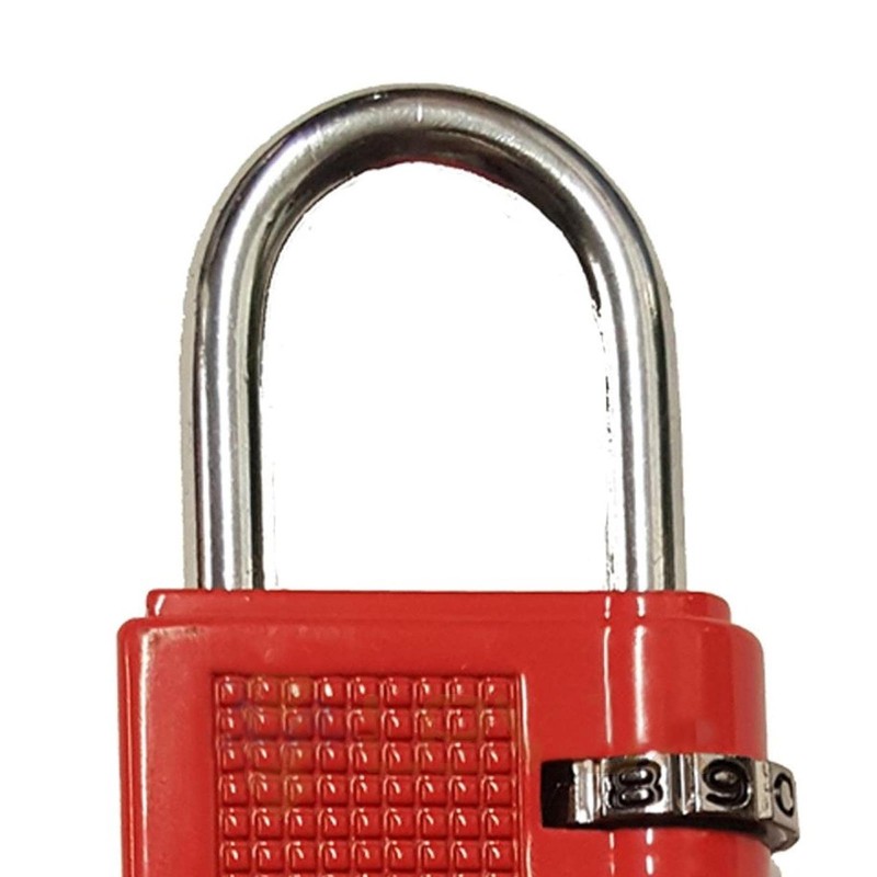 Dapetz ® 4-Digit Combination Padlock, Resettable Locker Padlock, Weatherproof Outdoor