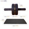 NESOHC-LLEW Upgraded Ab Roller Wheel. Abdominal Training Roller for Men/Women,