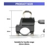 bylikeho 2Pcs Motorcycle Helmet Lock,Motorcycle Helmet Accessories Car Accessories Universal
