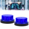 Ygmylandbb LED Strobe Warning Light, Blue Flashing Strobe Beacon Light,