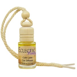 Cafe Latte Scented Car Diffuser By Eclectic Lady, 7.5 ml, Air Freshener, Aromatherapy Diffuser, Premium Grade Fragrance Oil