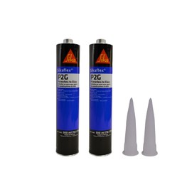 Sika SikaFlex P2G Primerless to Glass Windshield, Auto Glass Urethane Adhesive 300ml 10.1oz Cartridge