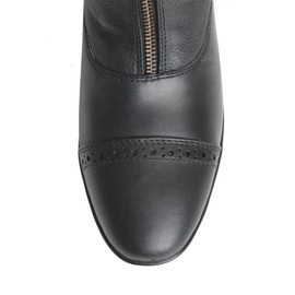 Dover Saddlery Riding Sport Kids' Leather Paddock Boots, Size: 1, Color: Black