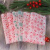 YBB 150Pcs Christmas Deli Wax Paper Sheets for Food, 3