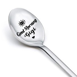 Good Morning Gigi Spoon Gifts for Women Mothers Day Gifts for Grandma Birthday Gifts from Grandchildren Granny Nanny Gifts from Grandkids Great Grandmother Gifts from Granddaughter Grandson