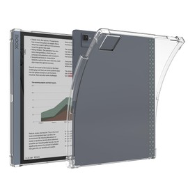 LaoShuSheng Clear Case for 10.3" Onyx Boox Tab Ultra/Boox Tab Ultra C/Boox Tab Ultra C Pro Tablet - Slim Lightweight TPU Transparent Flexible Soft Back Shell Cover with Pen Holder (Clear)