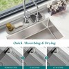 LeKuni Dish Drying Mat Sink, Diatomaceous Earth Stone Sink Splash