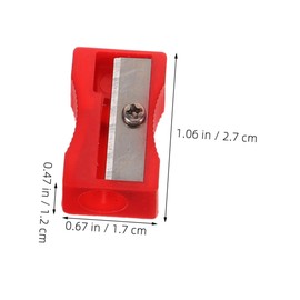 COHEALI Student Sharpeners Handheld 50pcs Mini Manual Pencil Sharpeners Bulk for Artists Boys and Girls Adults Smooth Pencil Tip Adjustment