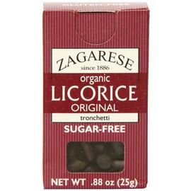 Zagarese 100% Organic Licorice, Original, 0.88 Ounce Flip Top Box