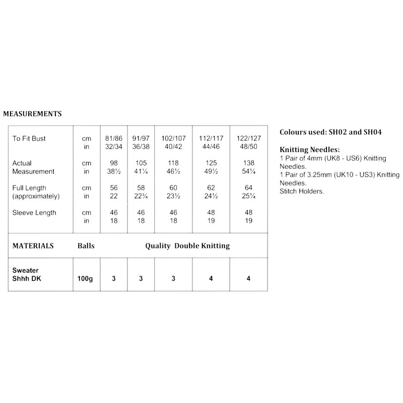 James Brett Womens Double Knit Knitting Pattern Ladies Twist Front