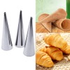 Kslong Cream Horn Molds 12pcs Large Size 4.7 inch Baking
