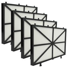 vhbw 4X H11 Filterpad kompatibel mit Dolphin Bluemaxi 65i, Bio, C3 Poolsauger, Poolroboter - Feinfilter, 26,5 x 15,8 x 1,1 cm