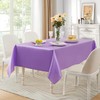 Counfeisly 6 Pack Rectangle Tablecloth Stain Resistant Wrinkle Free Silkly
