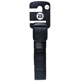 Betta 1.5 Inch Wide Men's Elastic Stretch Belt with Fully Adjustable High-Strength Buckle (XXX-Large, Black)