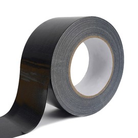 Rusoz Duct Tape Black 20 m x 50 mm Duct Tape Extra Strong Waterproof for Indoor and Outdoor Use Duct Tape Waterproof Repair Tape Tearable 1 Roll