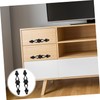 Outanaya 3sets Gold Handle Knobs European Vintage Style Wardrobe Handles