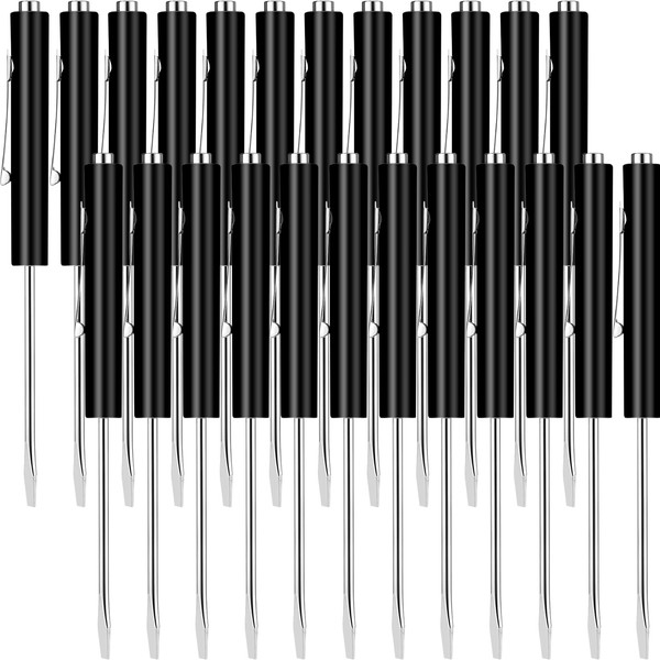 24 Pcs Pocket Screwdriver Mini Tops and Pocket Screwdriver with