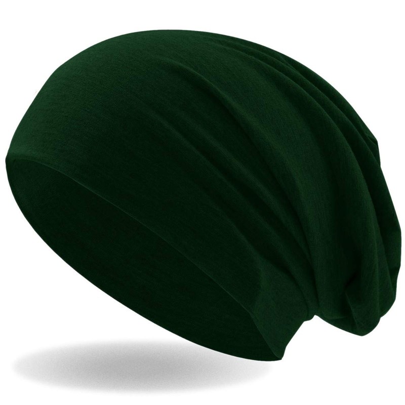Hatstar® Classic winter women's beanie hat, men's jersey long beanie,