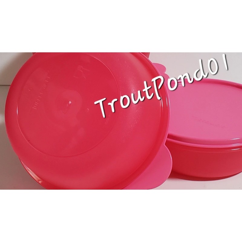 Tupperware Cereal Bowls Modular Nesting Bowl Purple and Pink 2.5