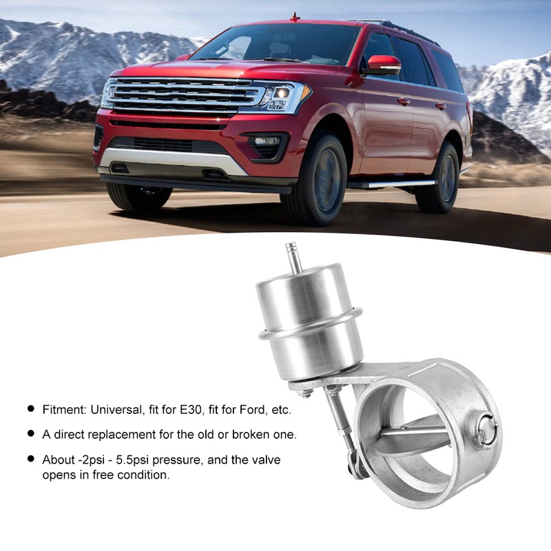 2.5in 63mm Universal Open Style Vacuum Actuator Exhaust Control Valve