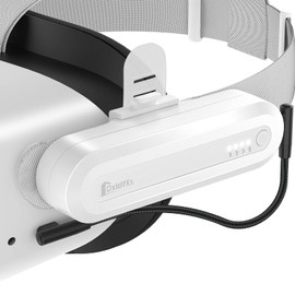 Battery Pack for Oculus Quest 3 & 2 Accessories Compatible with Meta Quest Series VR Headset, 5000mAh Extended 2-3H Playtime Small Lightweight Portable Rechargeable Battery Accessories, Pack of 1