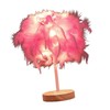 Feather Table Lamp Light Luxury Bedside Lamp Night Light for