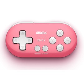 8Bitdo Zero 2 Bluetooth Key Chain Sized Mini Controller for Nitendo Switch, Windows, Android and macOS (Pink Edition)