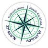 Sullivan's Island South Carolina 2-Inch Vinyl Decal Sticker Latitude Longitude