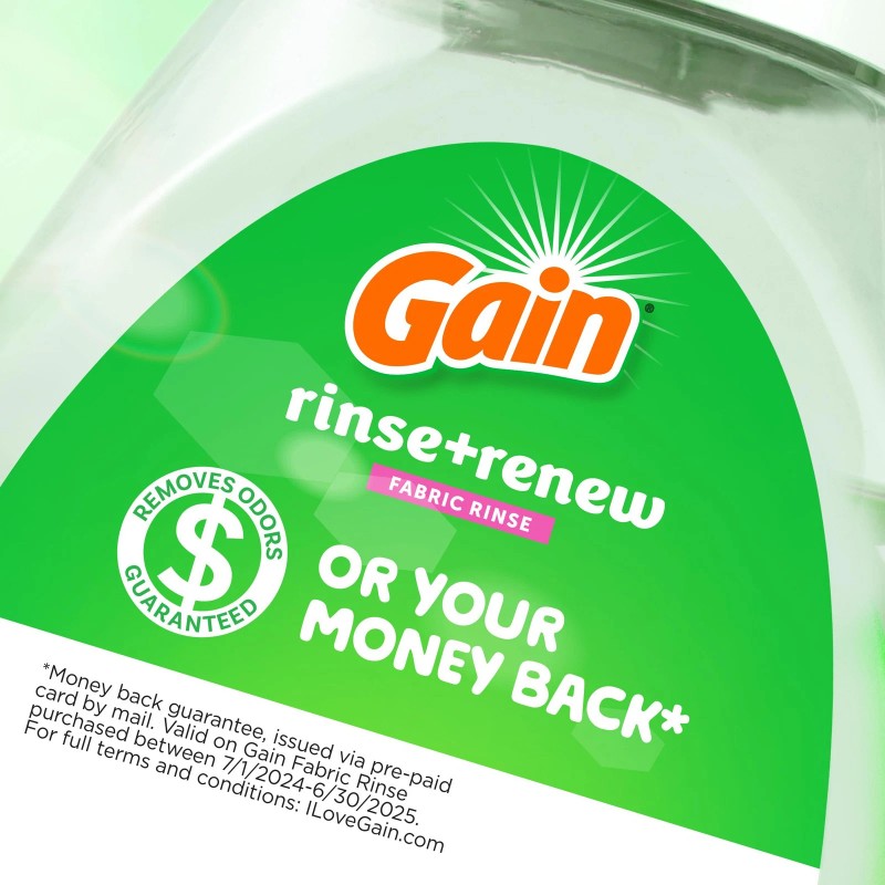 Gain Rinse and Renew Fabric Softener 48 Fl Oz Odor