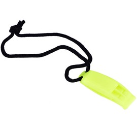 Keenso Emergency Whistle Safety Whistle with Lanyard for Outdoor Camping Hiking Boating
