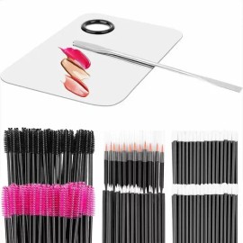 Kit Paleta De Maquillaje Profesional Con Espátula Y Cepillo                                                                                           
