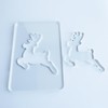 Christmas Reindeer Router Templates, Acrylic Woodworking Guides for Holiday Lanterns,