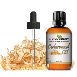 Mayan's Secret - 4oz Pure Cedarwood Essential Oil Ogranic - 100% Pure Grade for Sleep, Hair