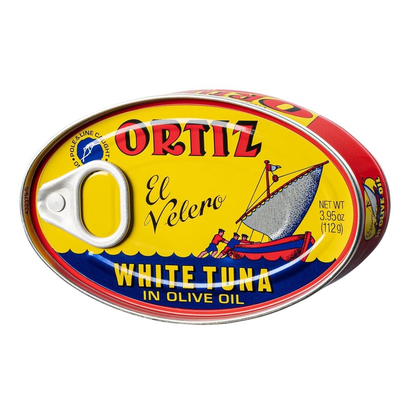 Ortiz White Tuna in Olive Oil, Fresh Tender Slices, Spanish