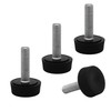SKIR'CO Furniture Leveling Feet M6 x 20mm Adjustable Round Legs