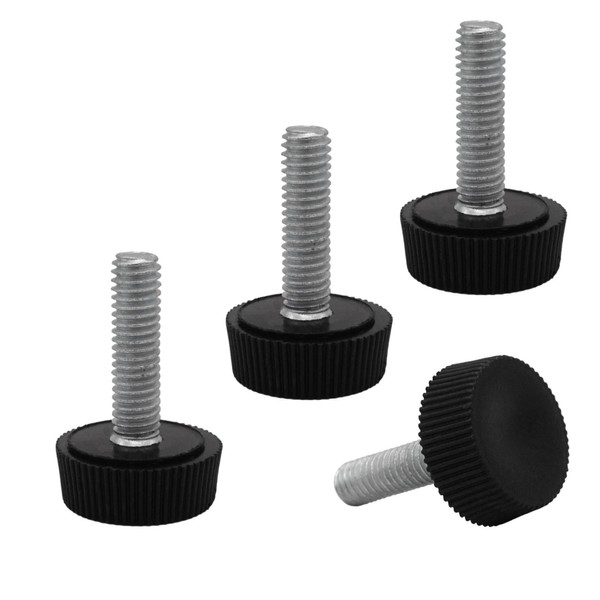 SKIR'CO Furniture Leveling Feet M6 x 20mm Adjustable Round Legs